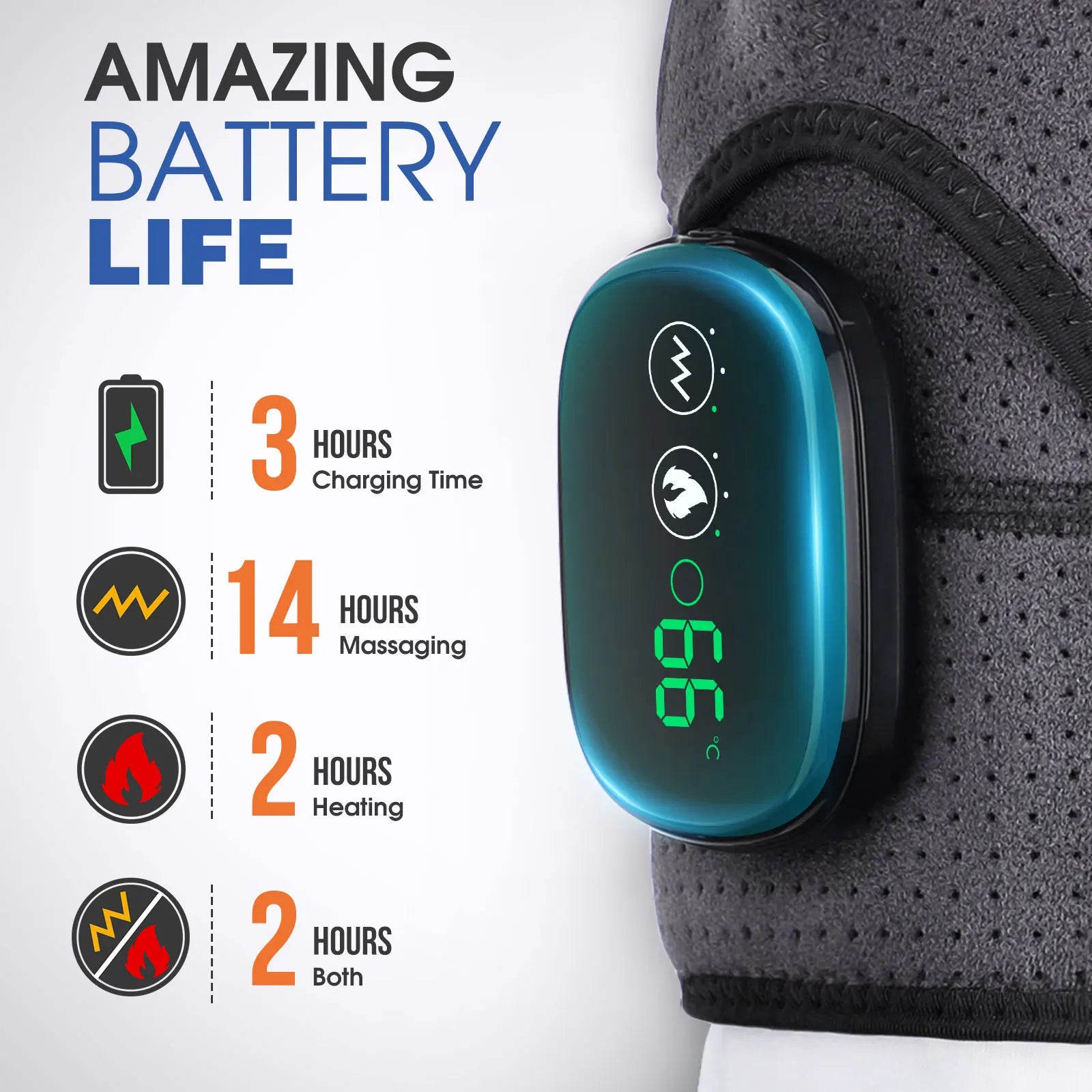 Electric Heating Shoulder Brace – Vibration Massage Support Belt