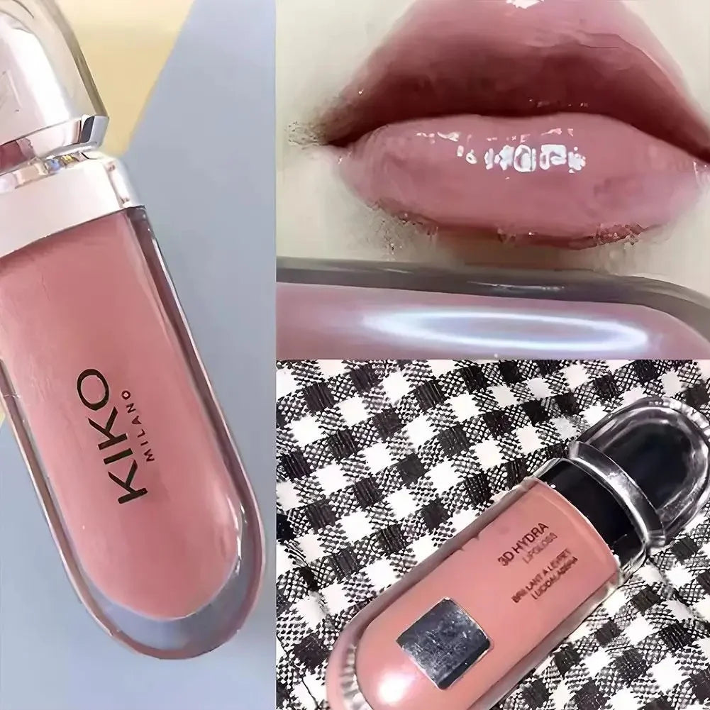 3D Mirror Lip Gloss – Waterproof, Non-Stick Shine