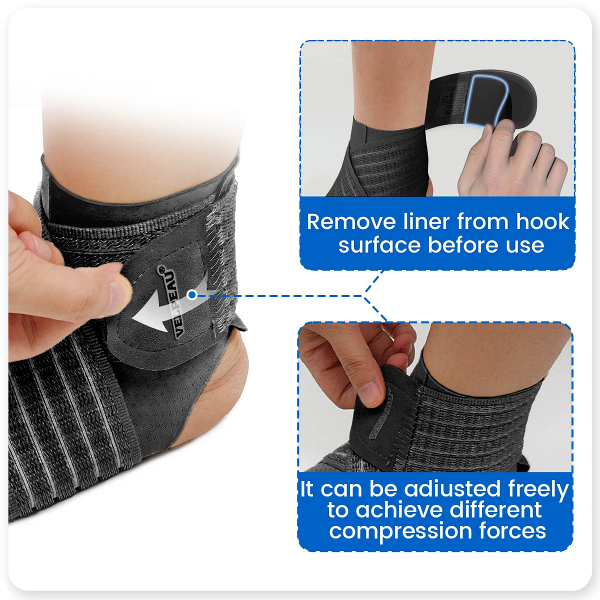 VELPEAU Ankle Support Brace,