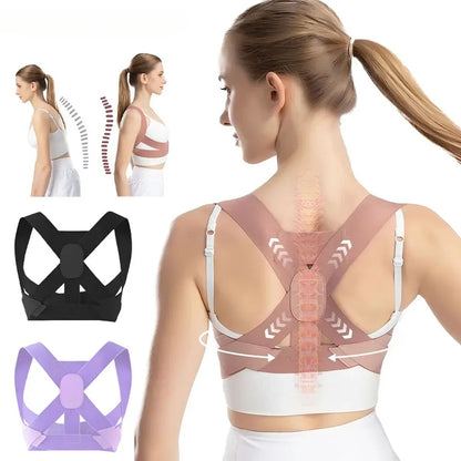 Adult Hunchback Corrector Invisible Back Straightening Stretching Straight Back Open Shoulder Lumbar Correction Belt Men Women