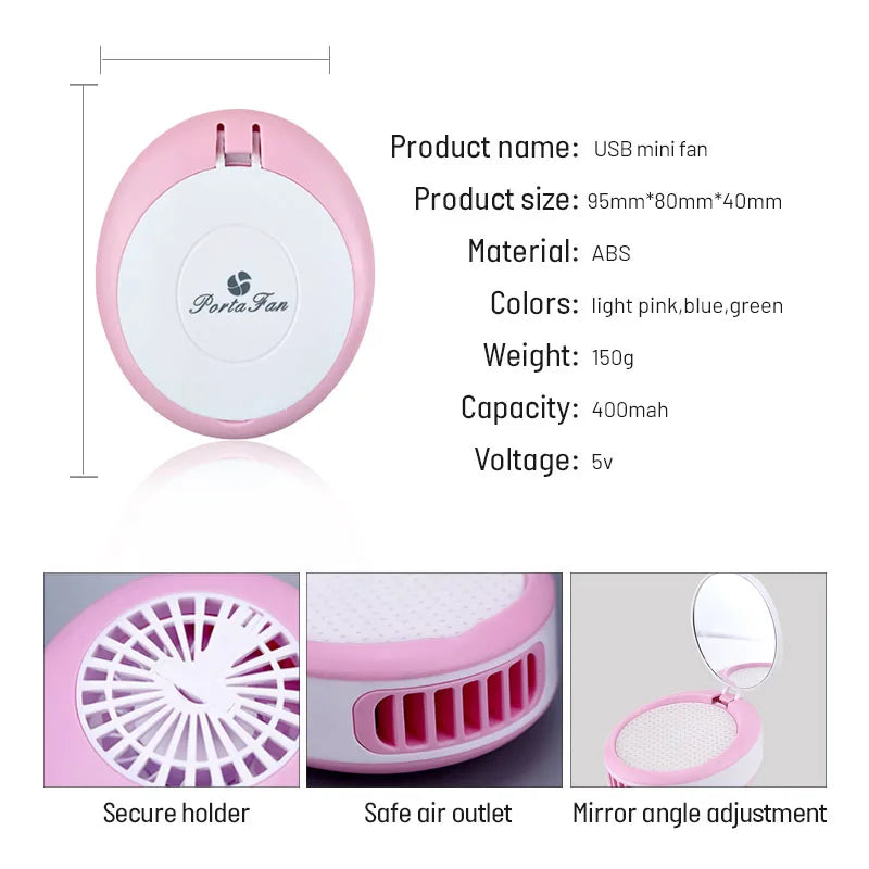 USB Mini Eyelashes Fan Grafting Eyelash Tool Lash Glue Quick-drying Eye Lash Extension Dedicated Dryer Blower Makeup Accessories