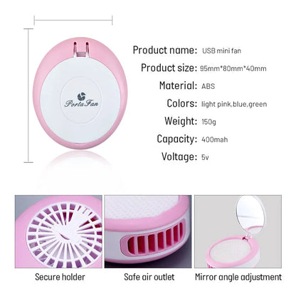 USB Mini Eyelashes Fan Grafting Eyelash Tool Lash Glue Quick-drying Eye Lash Extension Dedicated Dryer Blower Makeup Accessories