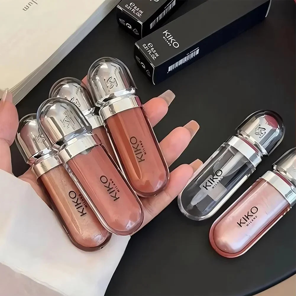 3D Mirror Lip Gloss – Waterproof, Non-Stick Shine