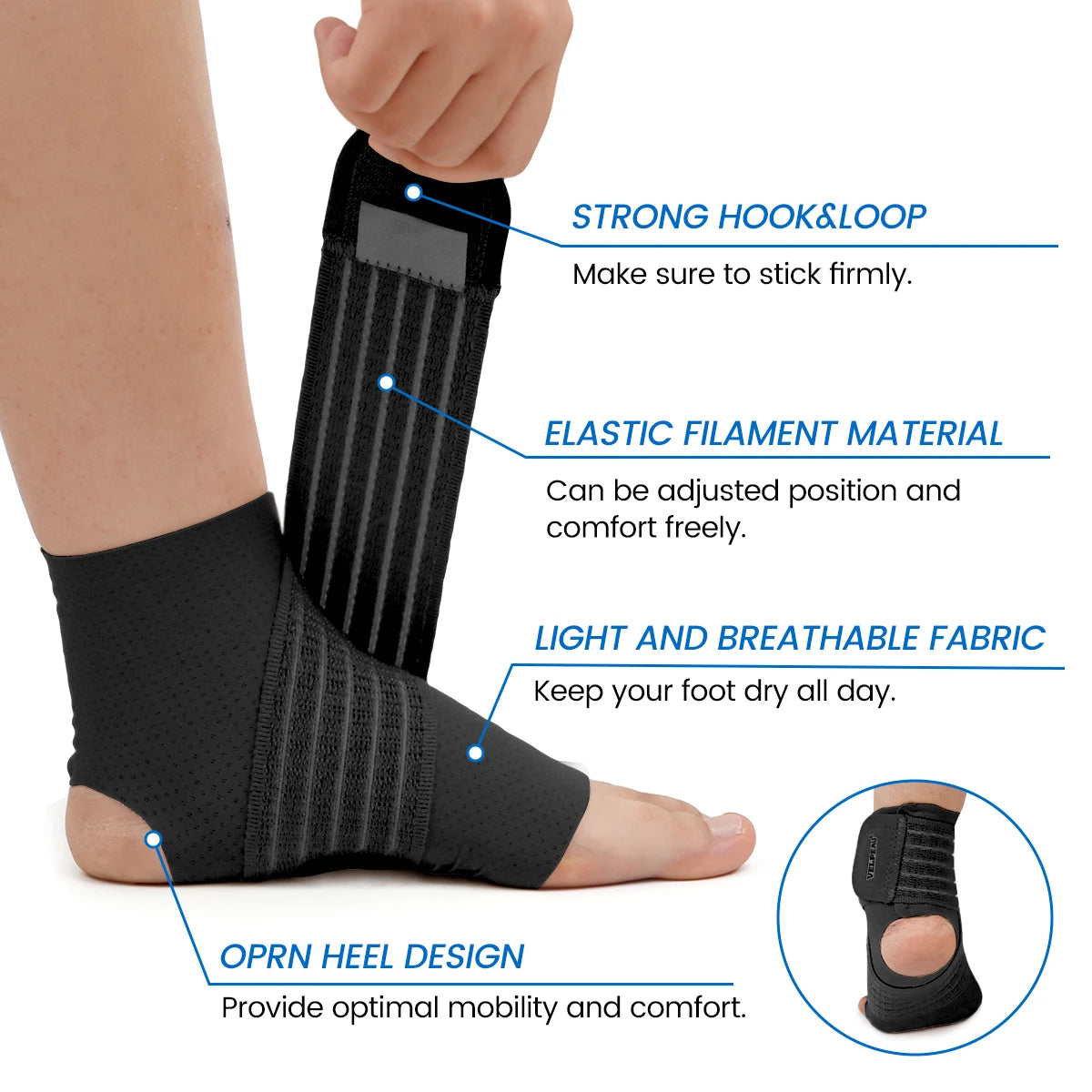 VELPEAU Ankle Support Brace,