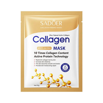 Korean Collagen Facial Sheet Mask – Firming & Hydrating
