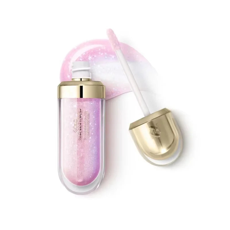3D Mirror Lip Gloss – Waterproof, Non-Stick Shine