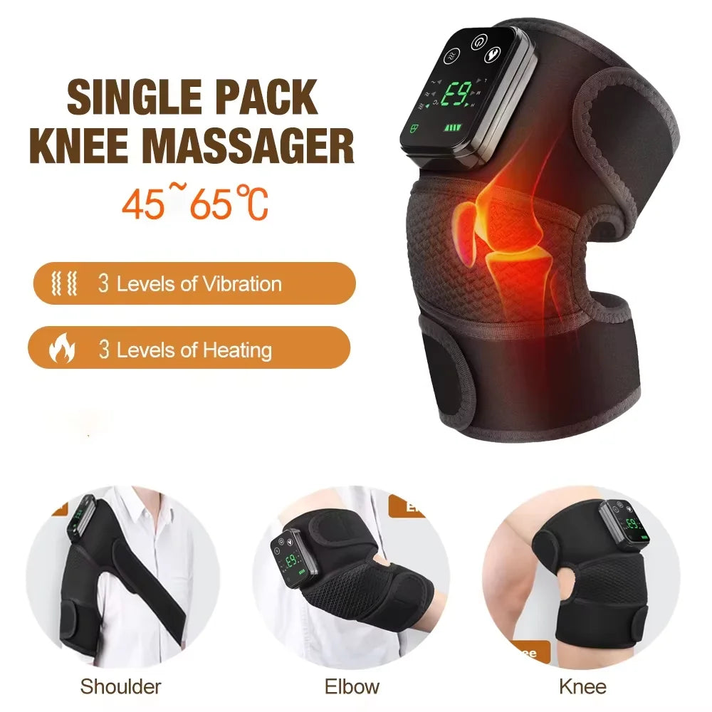 Electric Heating Shoulder Brace – Vibration Massage Support Belt