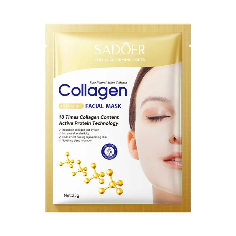 Korean Collagen Facial Sheet Mask – Firming & Hydrating